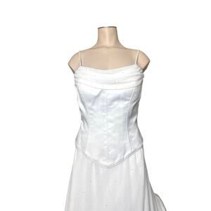 Lana Bisset Wedding Dress 2‑Pc Skirt & Corset Size 4